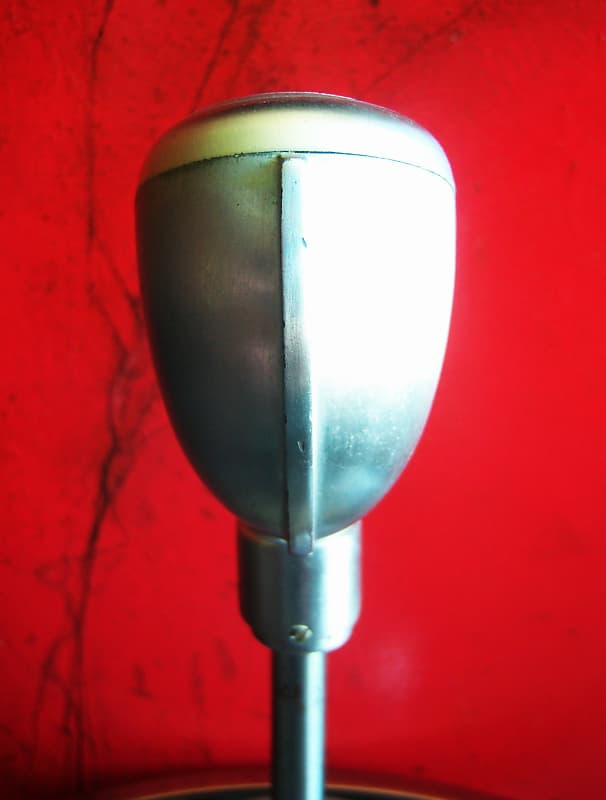 Vintage 1940's Turner 22D dynamic microphone High Z satin chrome w period  E.V 423 model stand