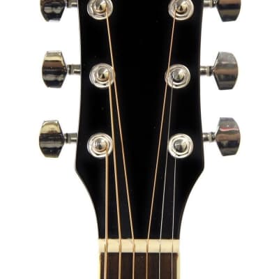 Oscar Schmidt OG10CEFTB Transparent Black Acoustic Electric Guitar image 4