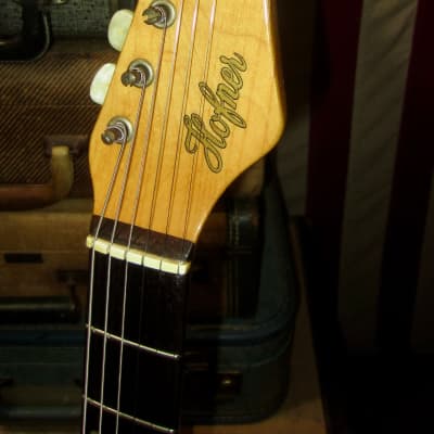 ~1965 Hofner Model 173 White Vinyl image 3