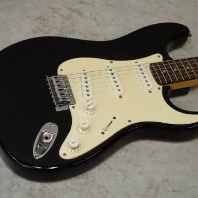 Aria Pro II STG-Series Strat style electric guitar in black finish