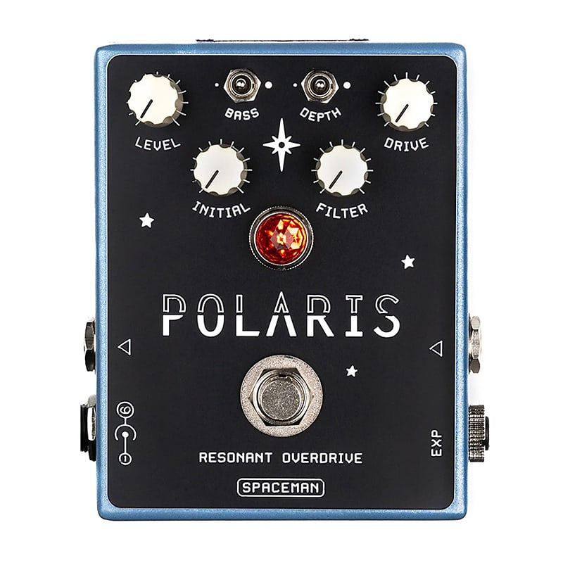 Spaceman Polaris Resonant Overdrive pedal. Limited Edition Light Blue image 1