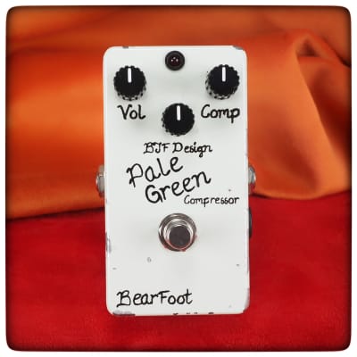 Reverb.com listing, price, conditions, and images for bearfoot-fx-pale-green-compressor