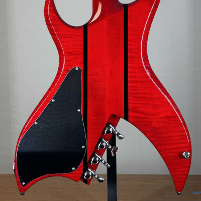 B.C. Rich Custom Shop Bich 10 Supreme 2025 - Transparent Red image 8