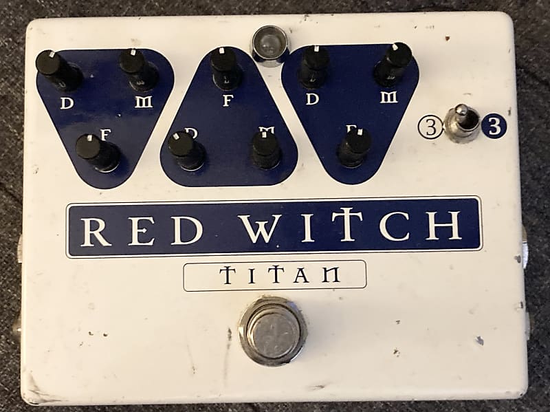 Red Witch Titan Delay Pedal, 2 of 3 Delays Work Reverb