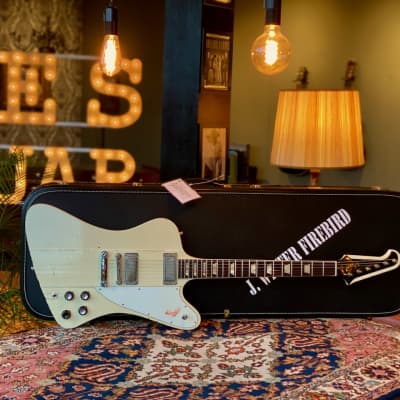 2021 Aged Gibson Firebird V Johnny Winter 1964 Polaris White Murphy Lab for sale