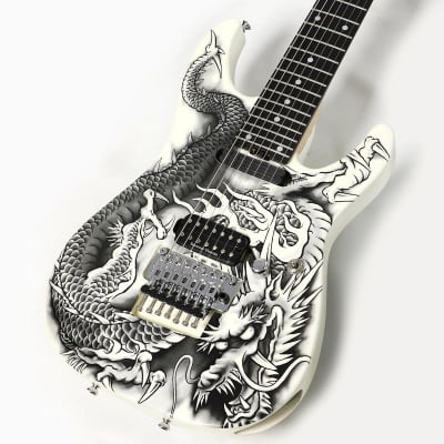 Schecter PA-ZK-T7 Original Dragon Graphic Signature | Reverb