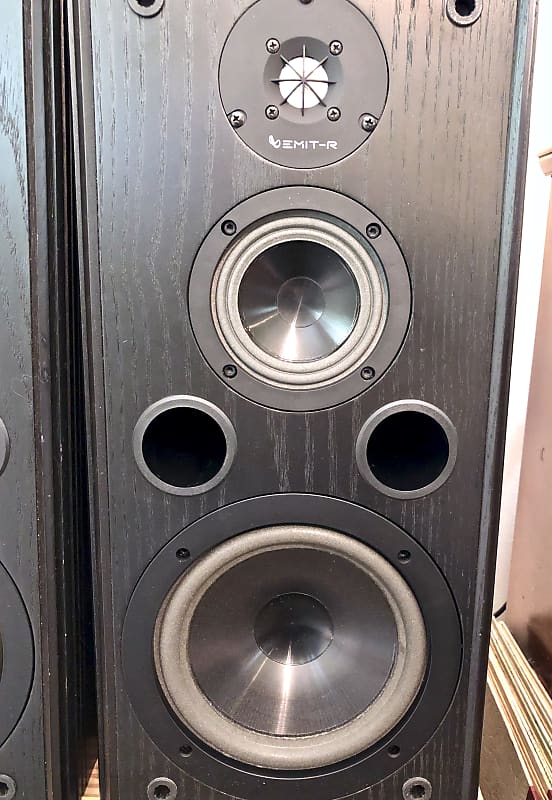 超希少INFINITY Kappa 5.1 Series ⅱ 1本 LEFT Vintage Infinity Kappa 5.1 Series II 2 EMIT-R Pair, Black