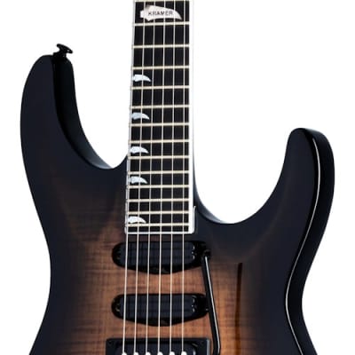 Kramer SM-1 Electric Guitar - Black Denim Perimeter image 6