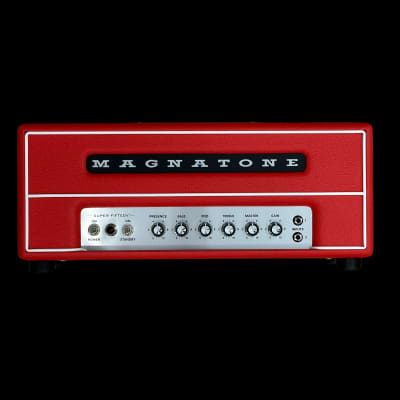 Limited Run Magnatone Custom Super Fifteen 15-Watt Guitar Amp Head 2024 - Red image 5
