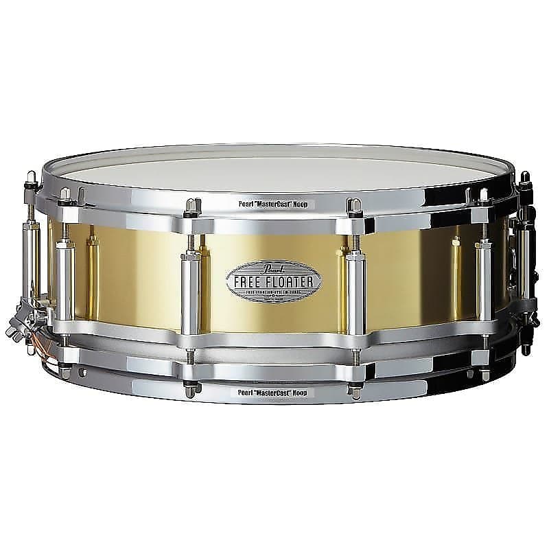 Pearl FTBR1450 5x14" Free-Floating Brass Snare Drum image 1