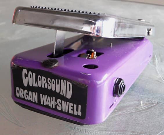 1973 Sola Sound Colorsound Organ Wah Swell  Purple Finish image 1