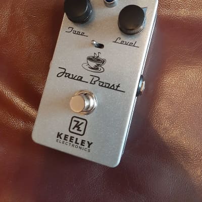 Keeley Limited Edition Custom Shop Java Boost - Silver Sparkle image 1