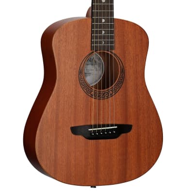 Luna Muse Series Safari 3/4-Size Acoustic Guitar (with Gig Bag), Mahogany Top for sale