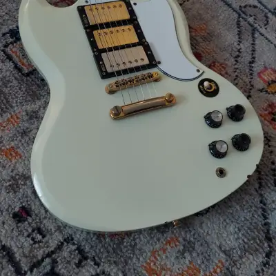 burny sg custom？ Burny SG Custom 1990 White | Reverb