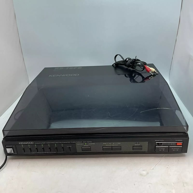Kenwood KD-72FB Fully Automatic Turntable 1980s TESTED WORKS GREAT  			