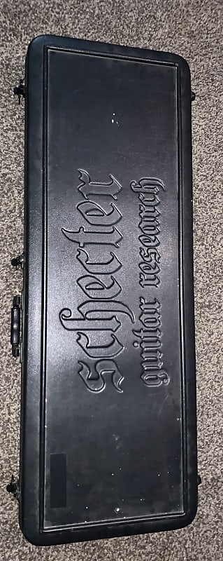Schecter Guitar research Hardshell case  for hellraiser electric guitar  case image 1