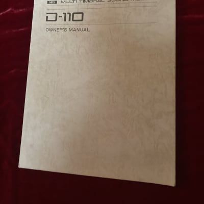 Roland D110 Manual