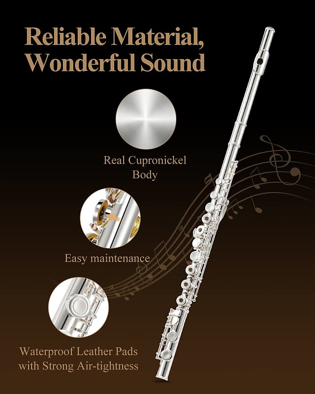 Eastar C Flutes Open Hole 16 Keys for Beginner Kids, Student