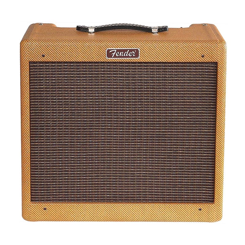 Fender Blues Junior Lacquered Tweed Guitar Amplifier Reverb