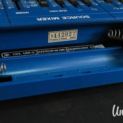 Roland SH-101 Blue Vintage Monophonic Analogue Synthesizer W/ Soft Case image 18