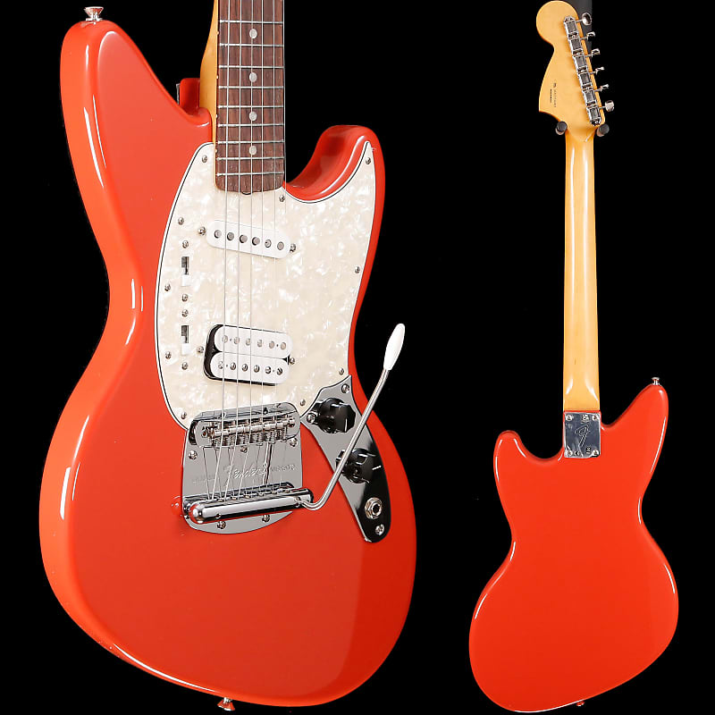 Fender Kurt Cobain JagStang, Rosewood Fb, Fiesta Red 7lbs Reverb