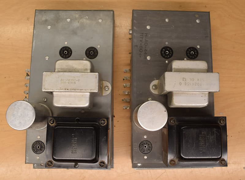 PAIR of Hammond AO-44 Amplifiers Mid 1960s | Reverb