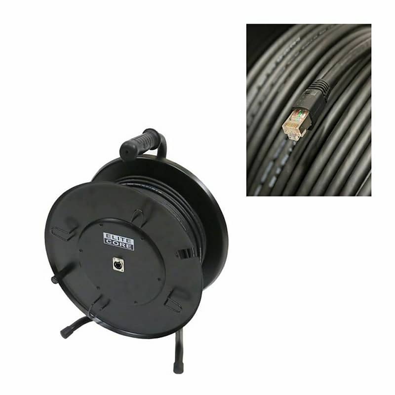 Super CAT5E 250 ft RJ45 Tactical Shielded Reel Snake Reverb