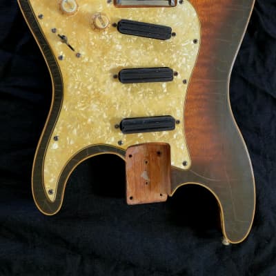 full loaded Stratocaster Body Mahogany Relic Aged image 3