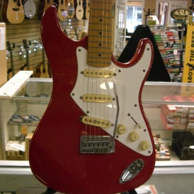 Aria Pro II Electric Guitar in Red image 9