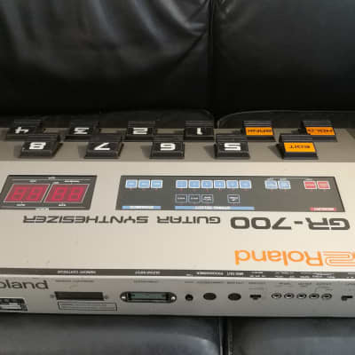 Roland G-707 + GR-700 1984 silver (rare guitar synth from early 80s) image 4