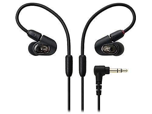 Audio-Technica ATH-E50 Professional In-Ear Studio Monitor Headphones,Black image 1