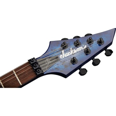 Jackson Pro Series Chris Broderick Soloist 6 Electric Guitar, Transparent Blue image 9
