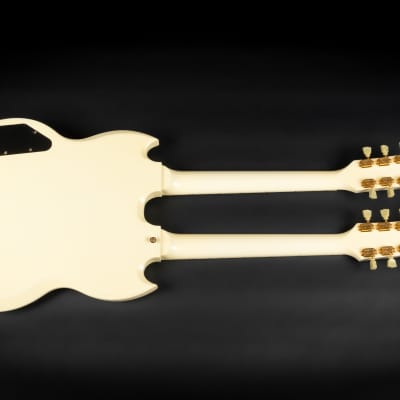 1992 Gibson EDS-1275 Alpine White GH | USA Doubleneck Vintage SG Gold Hardware Eagles | OHSC image 11