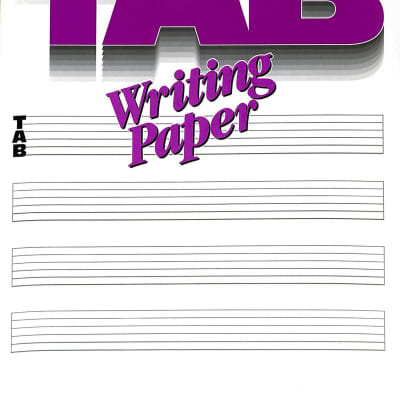 Ernie Ball - Guitar Tab Writing Paper image 1