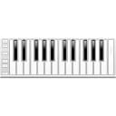 CME Xkey 25-key Midi Keyboard Controller Silver