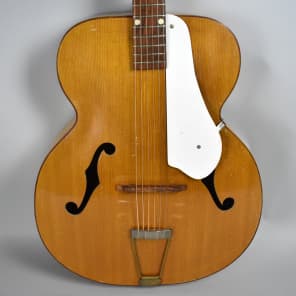 Circa 1940s Kay K-42 Vintage Archtop Acoustic Guitar Natural Finish image 4