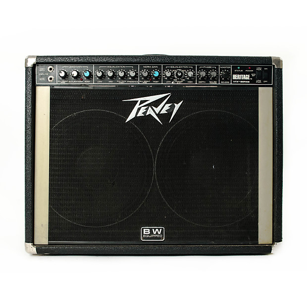 Peavey Heritage VTX (PAIR) 1980s Black Tolex owned by Billy Corgan TheFutureEmbrace image 1