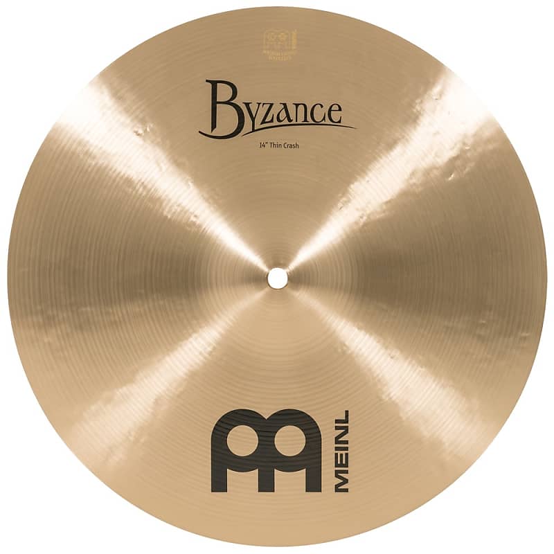 Meinl 14" Byzance Traditional Thin Crash Cymbal image 1
