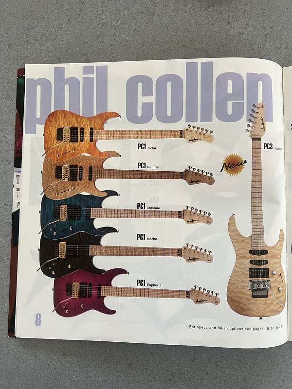 Jackson Guitar Catalogue 2000 Multi Reverb