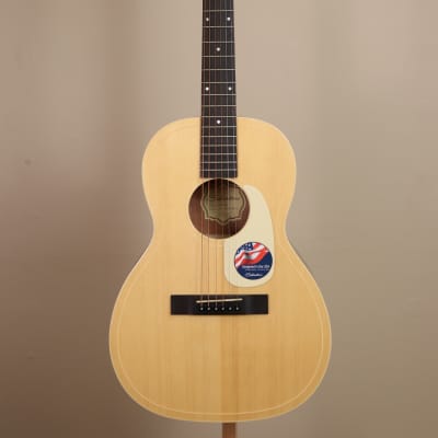 Silvertone 604N Parlor Acoustic Guitar - Natural image 1