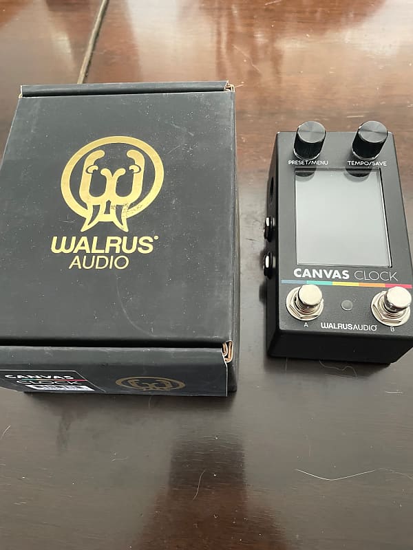 Walrus Audio Canvas Clock