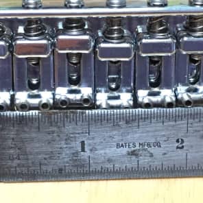 Vintage Solid-Copper Strat Style 6 Screw Synchronized Tremolo Bridge made by Tokai S.T.C. image 5