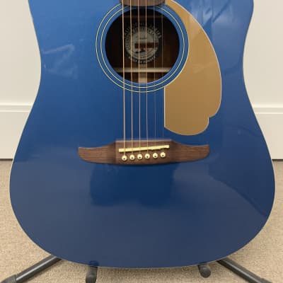 Fender California Series Redondo Player Acoustic Electric Guitar - Belmont Blue image 2