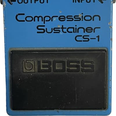 BOSS CS-1 コンプレッションサスティナー CS-1 Compression Sustainer (Silver Screw/JAPAN)