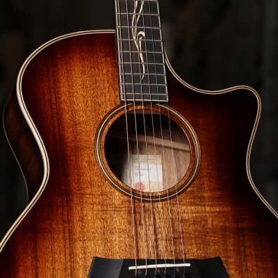Taylor K24ce Koa Grand Auditorium Acoustic Electric V-Class Guitar image 3