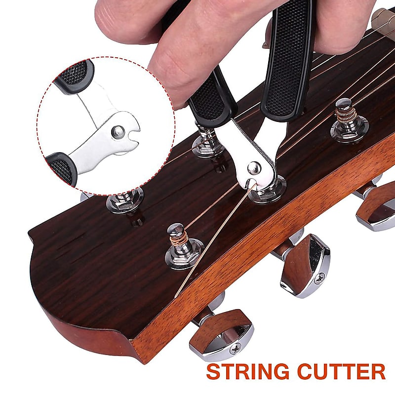 NEW 3 In 1 Guitar String Winder String Cutter Bridge Pin Puller Repair Tool  Guitar Bass Ukulele Accessories Tools
