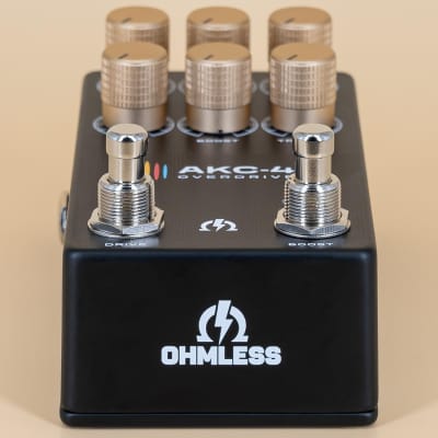 Ohmless Pedals AKC-4 Overdrive Guitar Effect Pedal image 4