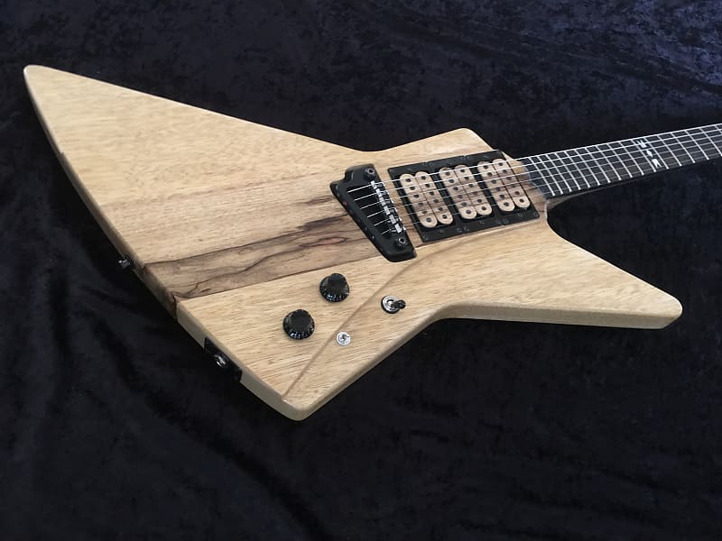 😁SUPERSATURDAY SALE!  Explorer Custom Guitar Black Diamond Jericho Hand Crafted Prototype image 1