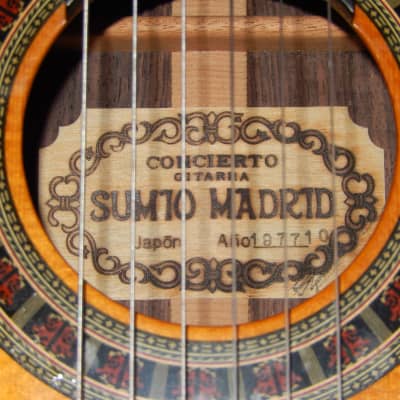 MADE IN 1977 - "SUMIO MADRID" No.10 - AMAZING KOHNO CLASS CLASSICAL CONCERT GUITAR image 4