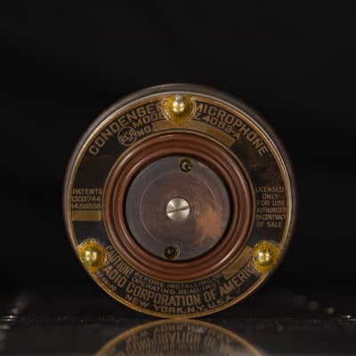 1920s RCA UZ-4083-A (4-A-1) Condenser Mic Capsule S/N:3486 - MINT&WORKING! image 3